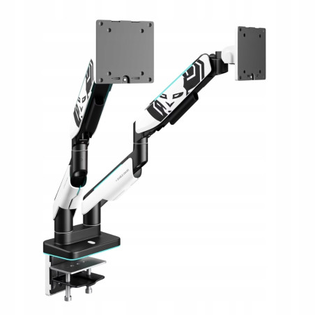 Diablo Uchwyt na monitory podwójny 35 RGB X-Arm Dual VESA 75x75 biało-
