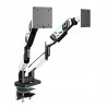 Diablo Uchwyt na monitory podwójny 35 RGB X-Arm Dual VESA 75x75 biało-