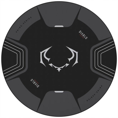 Mata pod fotel antypoślizgowa czarno-szara podłogowa Diablo Chairs