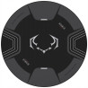Mata pod fotel antypoślizgowa czarno-szara podłogowa Diablo Chairs