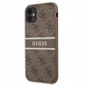 Guess 4G Stripe — etui do iPhone 11, brązowe
