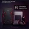Plecak na laptopa Diablo Chairs Prime czarny wielofunkcyjny szkolny A4