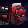Plecak na laptopa szkolny z kieszonkami czarny Prime Diablo Chairs