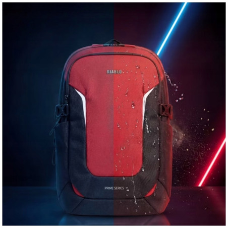 Plecak na laptopa szkolny z kieszonkami czarny Prime Diablo Chairs