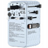 Adapter podróżny Verbatim EU/UK/US GaN 70W USB-C USB-A PD
