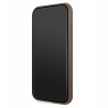 Guess 4G Stripe — etui do iPhone 11, brązowe