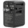 Adapter podróżny EU/UK/US GaN 170W 2xUSB-A 3xUSB-C PD czarny Verbatim