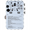Adapter podróżny Verbatim EU/UK/US GaN 100W 2xUSB-C 1xUSB-A niebieski