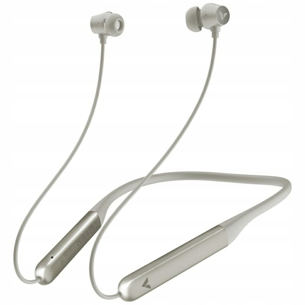 Słuchawki douszne Bluetooth ANC z pałąkiem na szyję szare Verbatim Tru