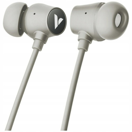 Słuchawki douszne Bluetooth ANC z pałąkiem na szyję szare Verbatim Tru