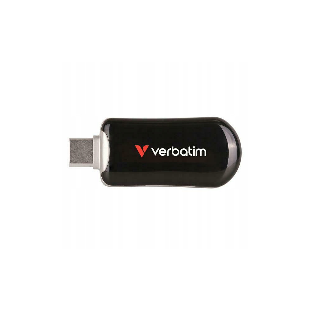Pendrive USB-C 256GB czarny szybki Verbatim Plectra