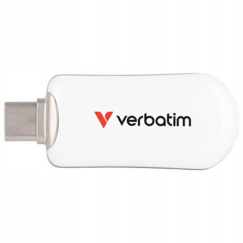 Pendrive USB-C 64GB biały Verbatim Plectra szybki