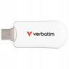 Pendrive USB-C 64GB biały Verbatim Plectra szybki