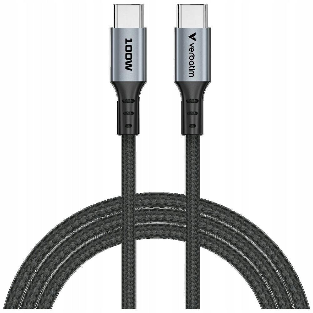 Kabel Verbatim Sync & Charge USB-C do USB-C 100W PD3.0/QC3.0 120cm cza