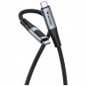 Kabel USB-C do USB-C 100W wyświetlacz 120cm czarny Sync Charge Verbati