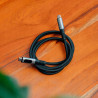 Kabel USB-C 240W z wyświetlaczem 120cm czarny Video Sync Charge Verbat