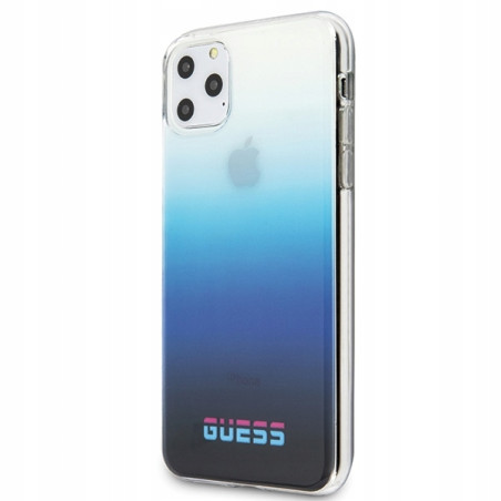 Guess hard — etui do iPhone 11 Pro Max, niebieskie