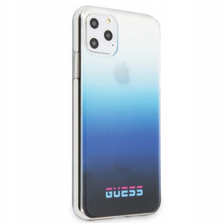 Guess hard — etui do iPhone 11 Pro Max, niebieskie