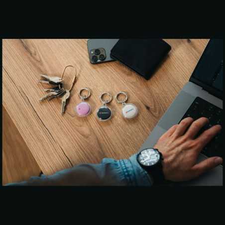 Lokalizator Verbatim My Finder Coin Bluetooth czarny 2szt tracker