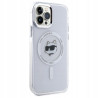 Guess Karl Lagerfeld Metal Choupette — etui do iPhone 12, białe