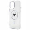 Guess Karl Lagerfeld Metal Choupette — etui do iPhone 12, białe