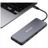 Adapter Hub USB-C Verbatim HDMI VGA Ethernet USB-A SD Aluminiowy