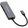 Adapter Hub Verbatim USB-C HDMI USB-A 3.2 aluminiowy