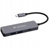 Adapter Hub Verbatim USB-C HDMI USB-A 3.2 aluminiowy