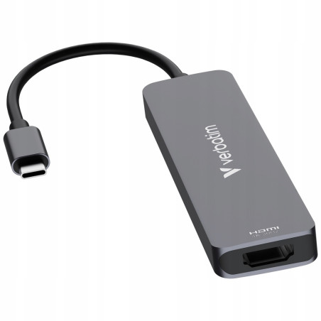 Adapter hub Verbatim USB-C HDMI USB-A 3.2 USB-A 2.0 SD microSD