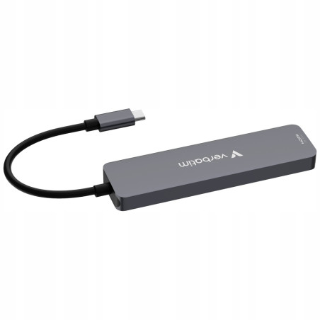 Adapter hub Verbatim USB-C HDMI USB-A 3.2 USB-A 2.0 SD microSD