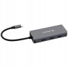 Adapter HUB USB-C HDMI RJ45 aluminiowy 3xUSB-A 3.2 Verbatim