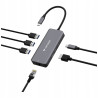 Adapter HUB USB-C HDMI RJ45 aluminiowy 3xUSB-A 3.2 Verbatim