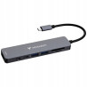 Adapter HUB Verbatim HDMI USB-C 2xUSB-A SD microSD 5 portów przejściów
