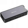 Adapter stacja dokująca USB-C Pro 15w1 HDMI RJ45 SD microSD 2xHDMI Ver