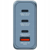 Ładowarka sieciowa 100W GaN USB-C USB-A 4x Verbatim czarna Adapter