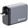 Ładowarka sieciowa 240W Verbatim GaN 3xUSB-C/USB-A czarna Quick Charge