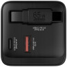 Ładowarka sieciowa 65W GaN 2xUSB-C USB-A Verbatim czarna Zasilacz