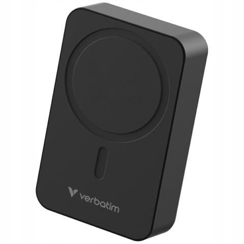 Powerbank 20000mAh bezprzewodowy USB-C czarny diody kontrolne Verbatim