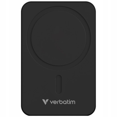 Powerbank 20000mAh bezprzewodowy USB-C czarny diody kontrolne Verbatim