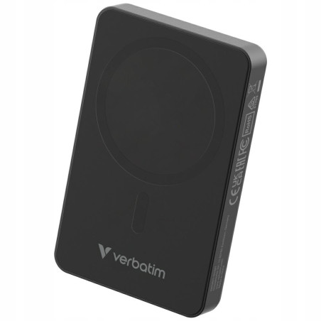 Powerbank Verbatim Essentials 10000mAh MagSafe czarny bezprzewodowy US