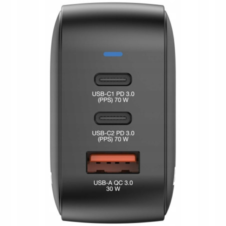 Ładowarka sieciowa do laptopa GaN 70W Verbatim PD USB-A szybkie ładowa