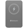 Powerbank indukcyjny 15W bezprzewodowy magnetyczny szary Verbatim