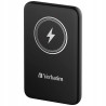 Powerbank indukcyjny 15W 10000mAh bezprzewodowy magnetyczny czarny Ver