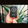 Powerbank indukcyjny 15W 10000mAh bezprzewodowy magnetyczny czarny Ver
