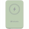 Powerbank indukcyjny 10000mAh magnetyczny USB-C zielony aluminium Verb