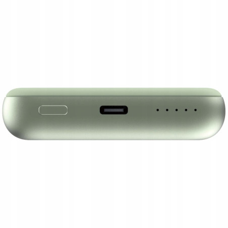 Powerbank indukcyjny 10000mAh magnetyczny USB-C zielony aluminium Verb