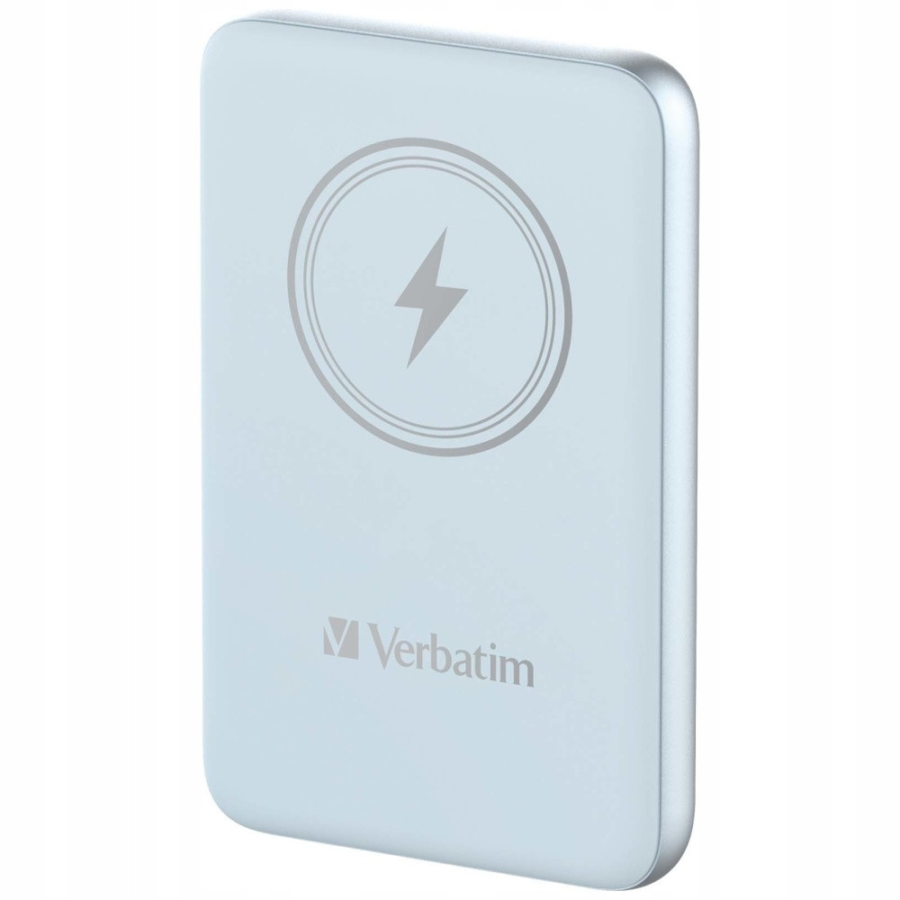Powerbank indukcyjny 10000mAh 15W magnetyczny USB-C aluminium Verbatim