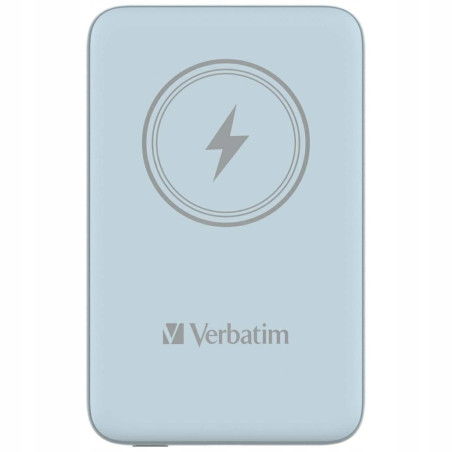 Powerbank indukcyjny 10000mAh 15W magnetyczny USB-C aluminium Verbatim