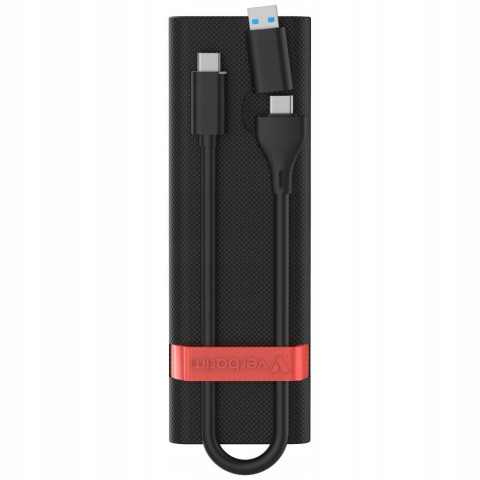 Obudowa na dysk SSD Verbatim M.2 NVMe USB 3.2 Gen 2 z kablem USB A/USB