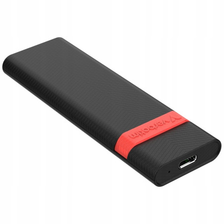 Obudowa na dysk SSD Verbatim M.2 NVMe USB 3.2 Gen 2 z kablem USB A/USB
